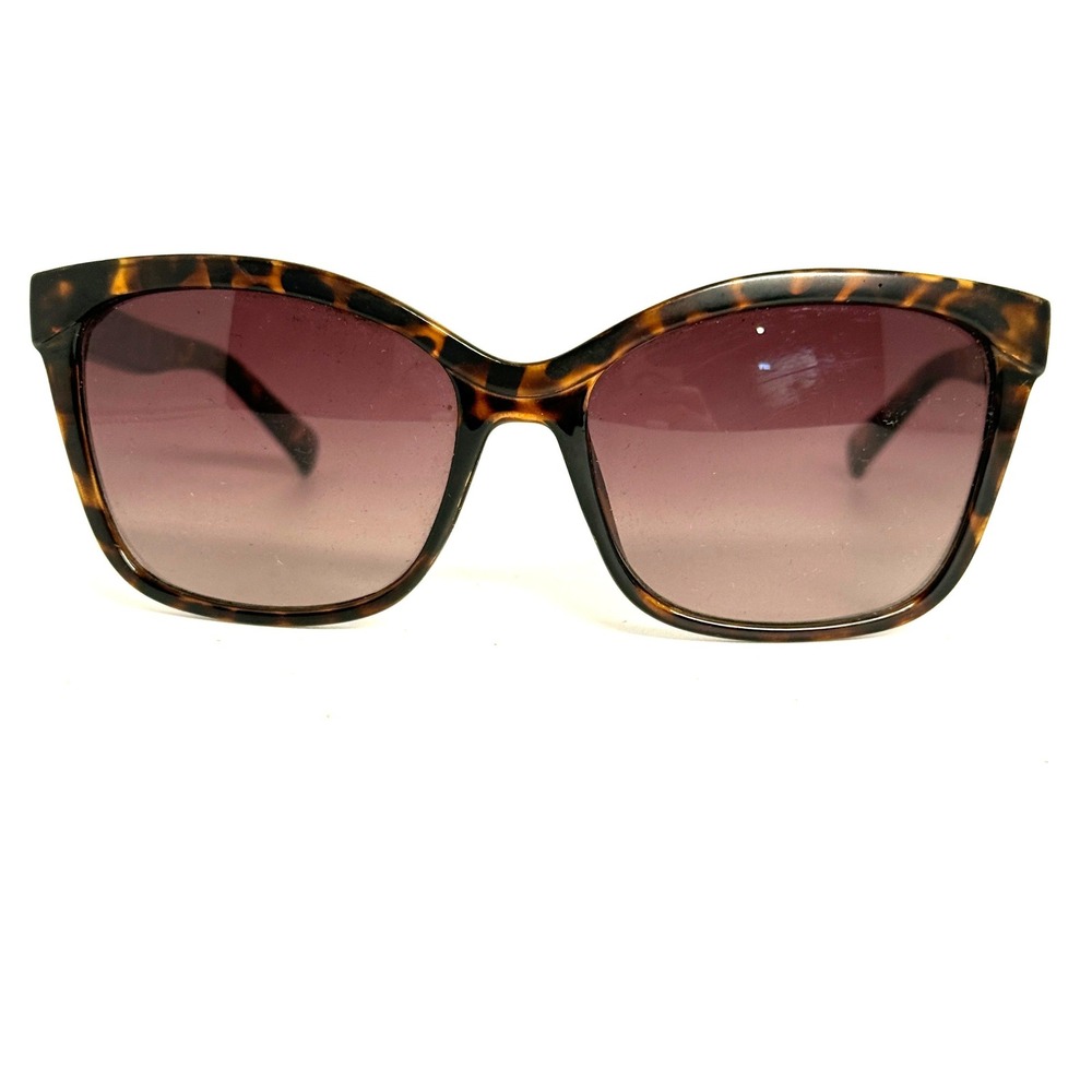 Guess Tortoise Shell Square Sunglasses Womens Brown Gradient Lens 57-16-140